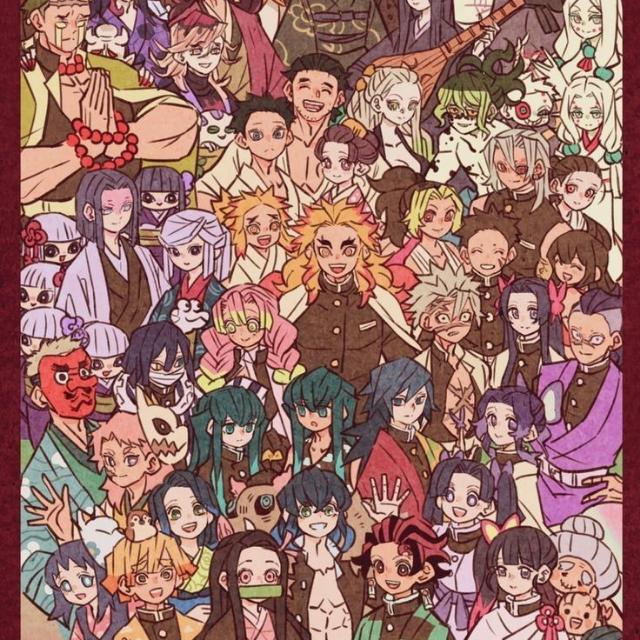 Imagem do grupo Kimetsu da Goiaba