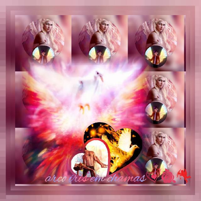 Imagem do grupo Arco íris rosa 🌈em chamas