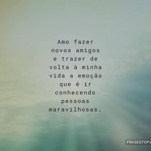 Imagem do grupo faça amizades novas